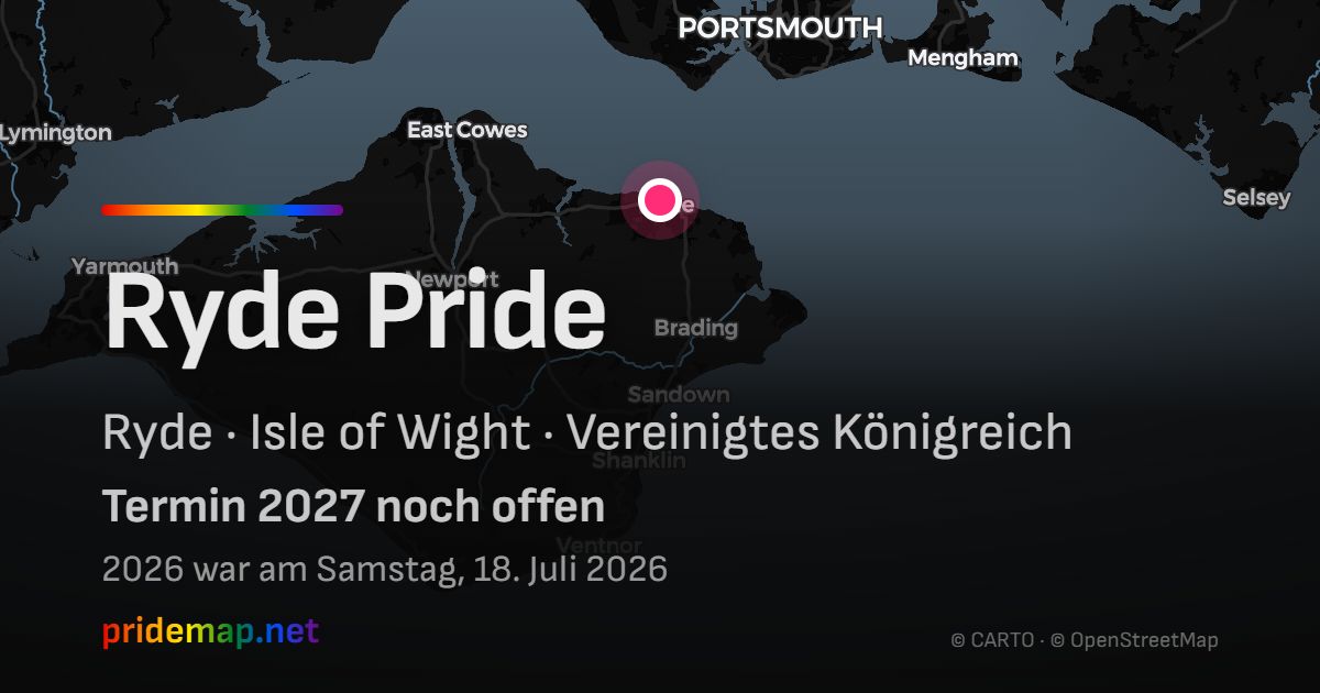 Ryde Pride — Ryde, Vereinigtes Königreich