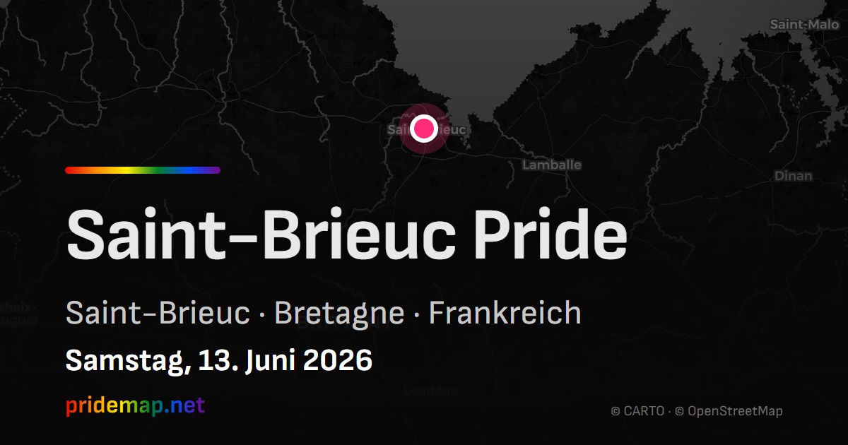 Saint-Brieuc Pride — Saint-Brieuc, Frankreich