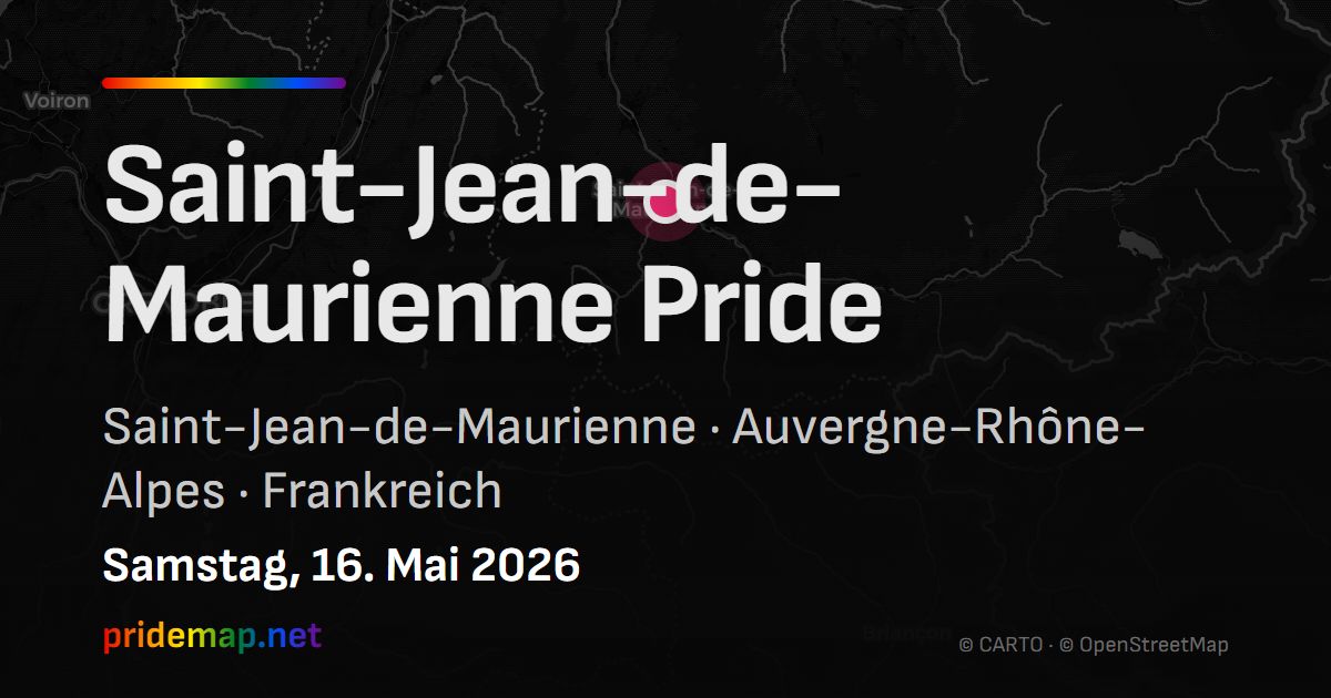 Saint-Jean-de-Maurienne Pride — Saint-Jean-de-Maurienne, France