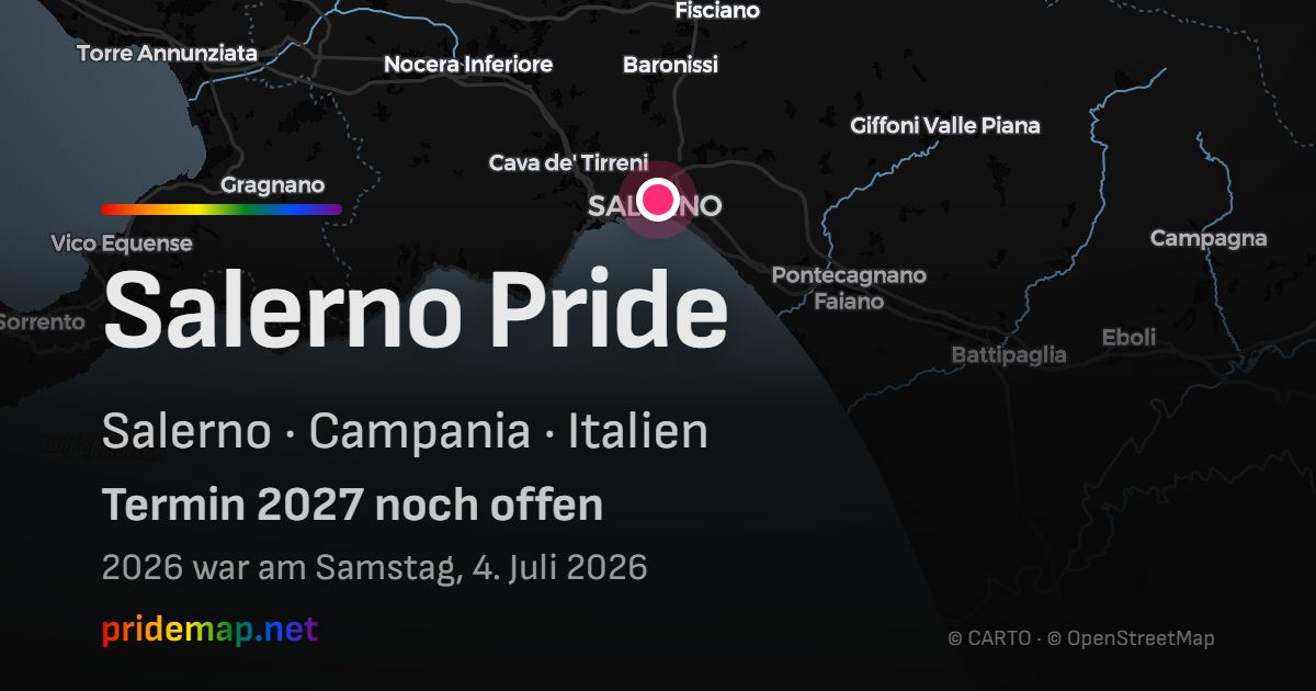 Salerno Pride — Salerno, Italien