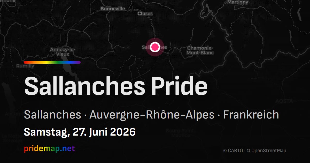 Sallanches Pride — Sallanches, Frankreich