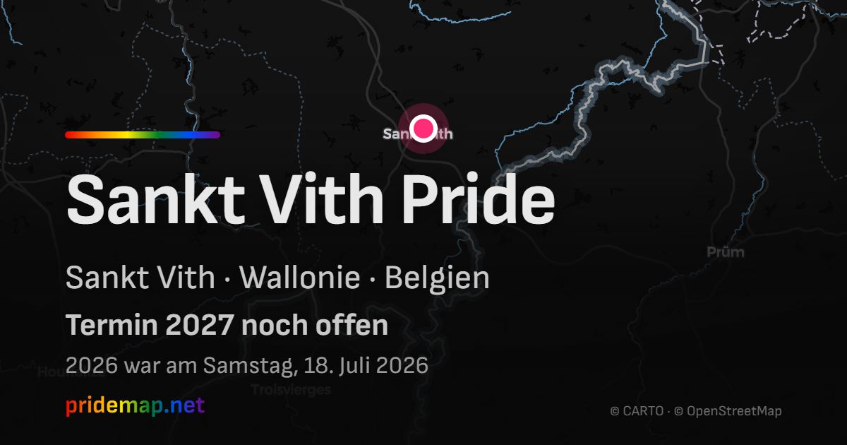 Sankt Vith Pride — Sankt Vith, Belgien