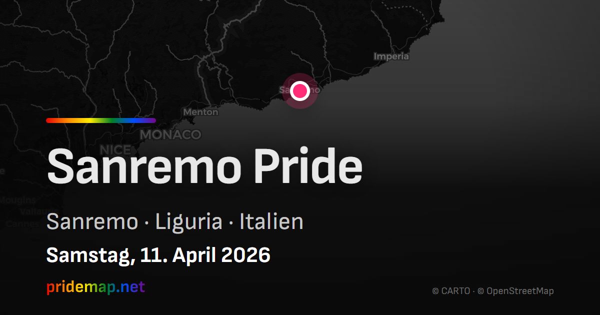 Sanremo Pride — Sanremo, Italy