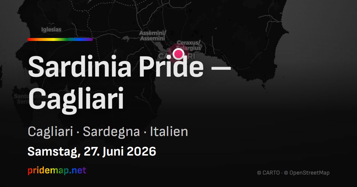 Sardinia Pride – Cagliari — Cagliari, Italien