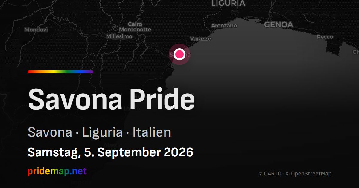 Savona Pride — Savona, Italien