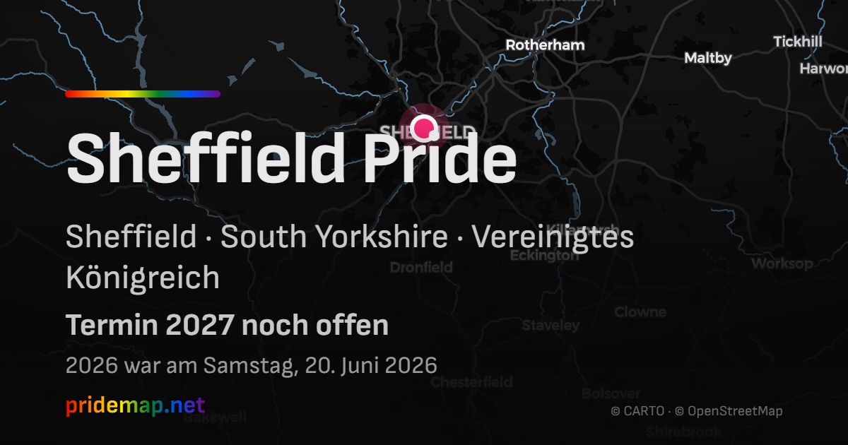 Sheffield Pride — Sheffield, Vereinigtes Königreich