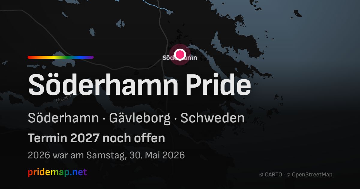 Söderhamn Pride — Söderhamn, Sweden