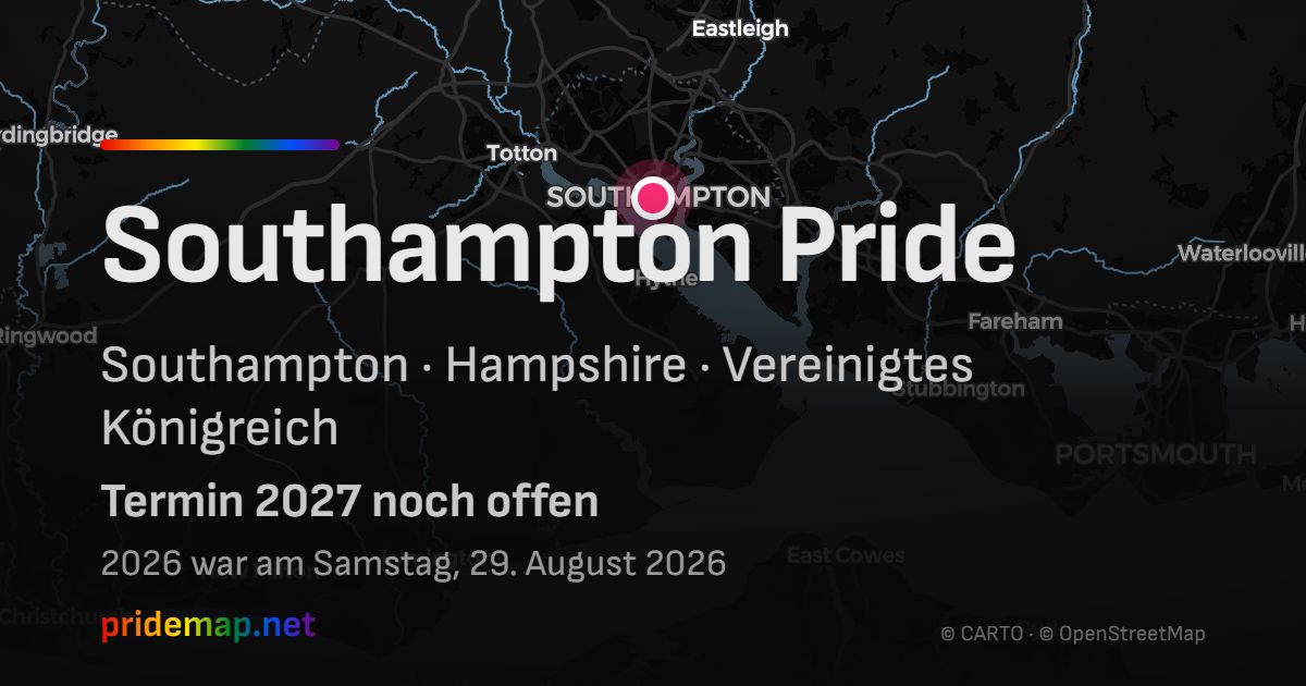 Southampton Pride — Southampton, Vereinigtes Königreich