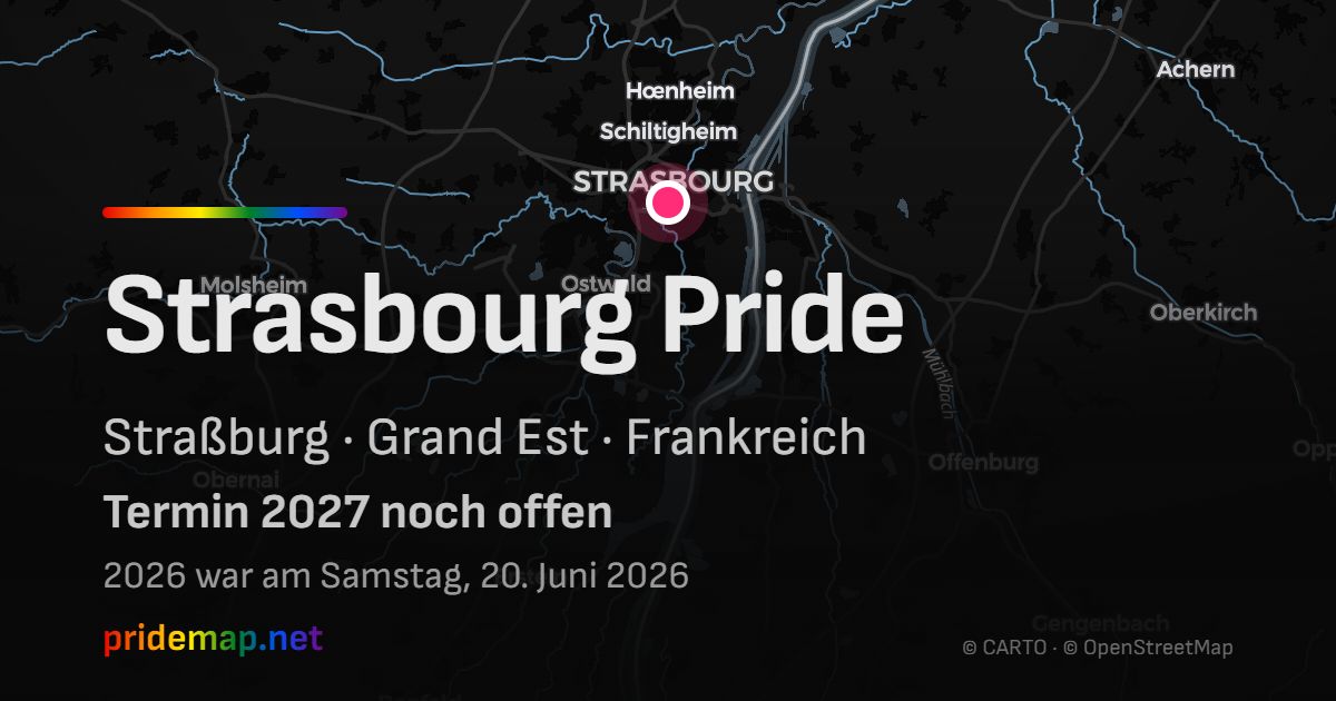 Strasbourg Pride — Straßburg, Frankreich