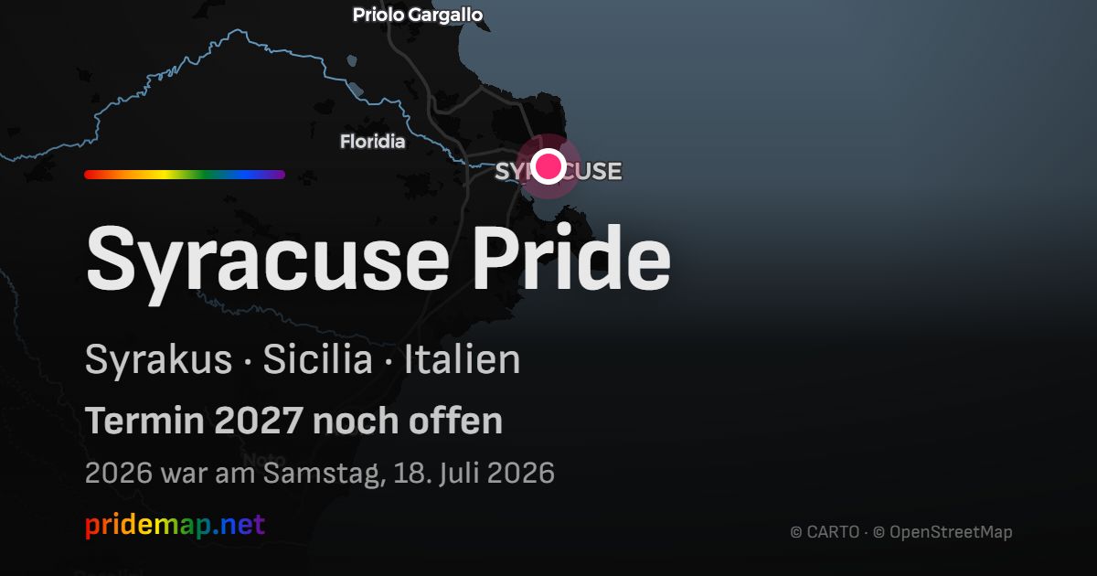 Syracuse Pride — Syrakus, Italien