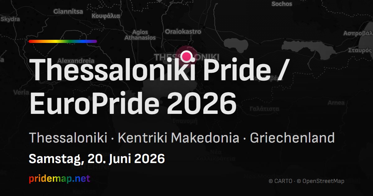 Thessaloniki Pride / EuroPride 2026 — Thessaloniki, Greece