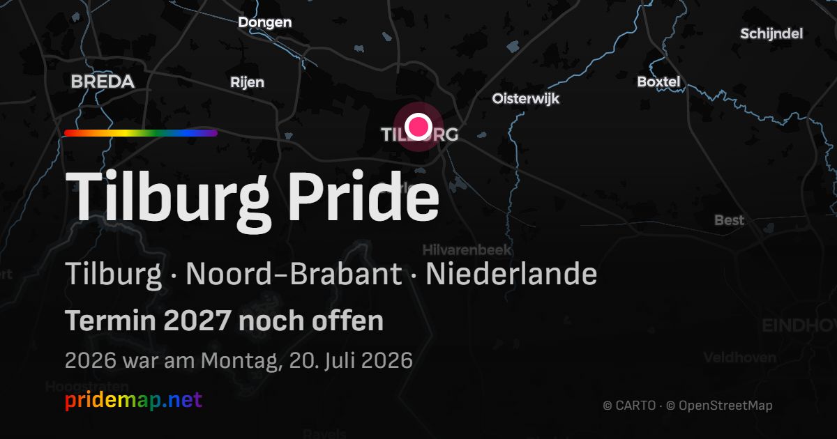 Tilburg Pride — Tilburg, Netherlands