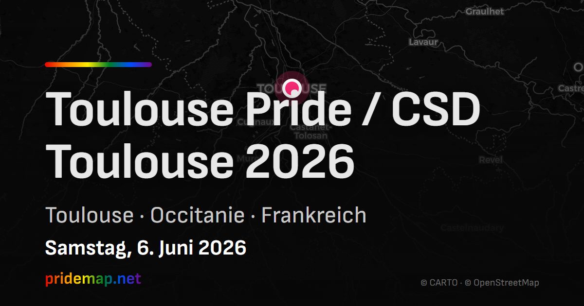 Toulouse Pride / CSD Toulouse 2026 — Toulouse, Frankreich