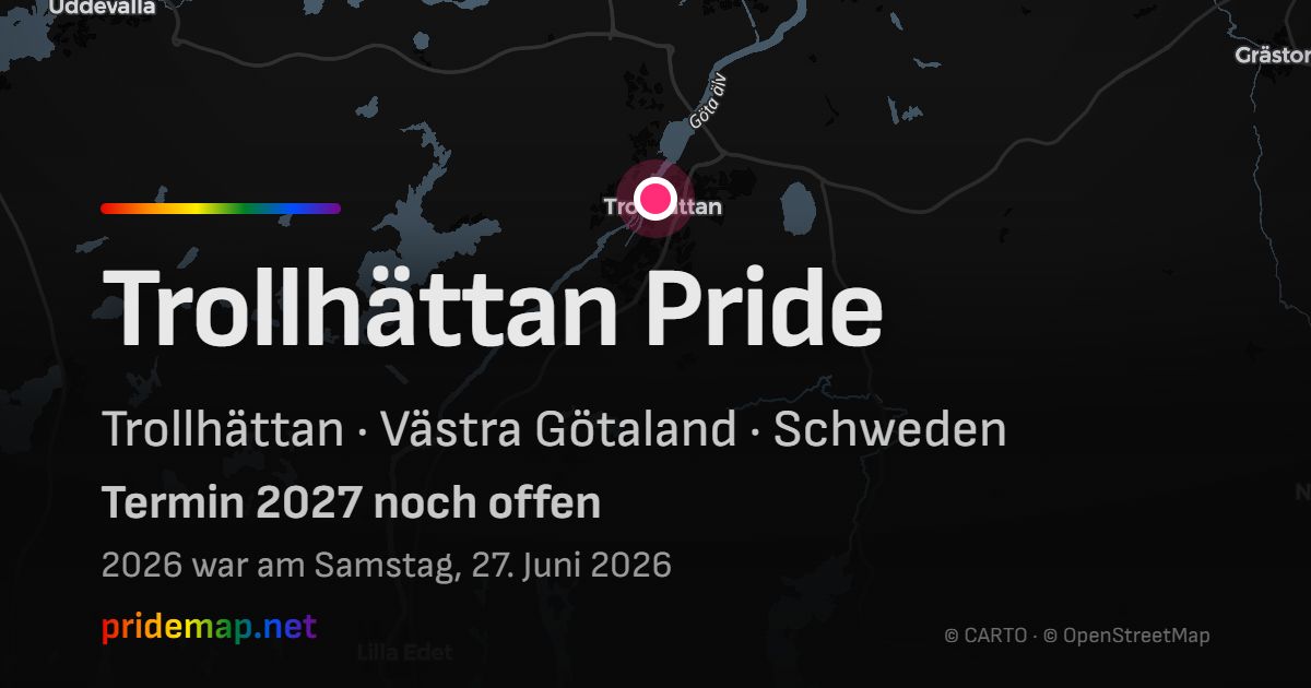 Trollhättan Pride — Trollhättan, Schweden