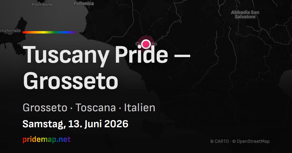Tuscany Pride – Grosseto — Grosseto, Italien