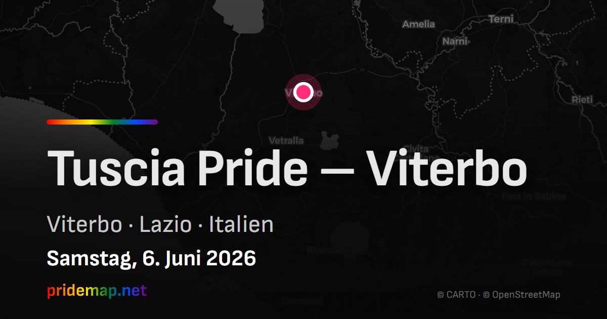 Tuscia Pride – Viterbo — Viterbo, Italien
