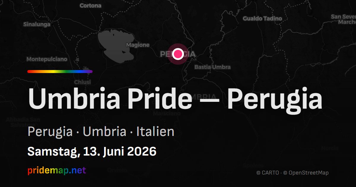 Umbria Pride – Perugia — Perugia, Italien