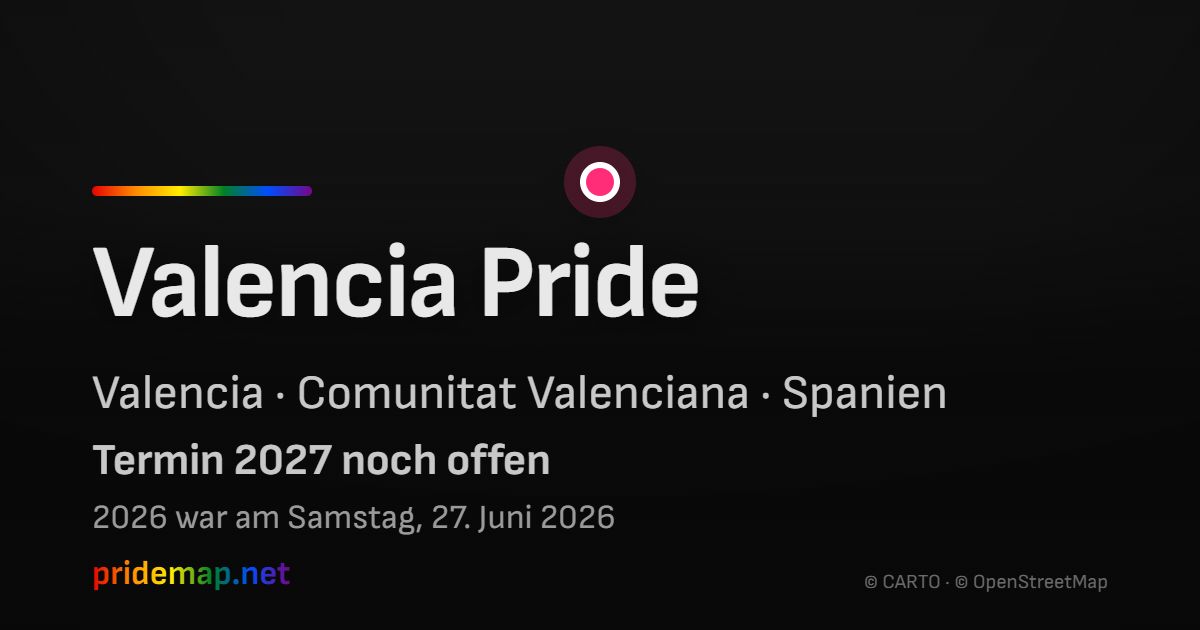 Valencia Pride — Valencia, Spain