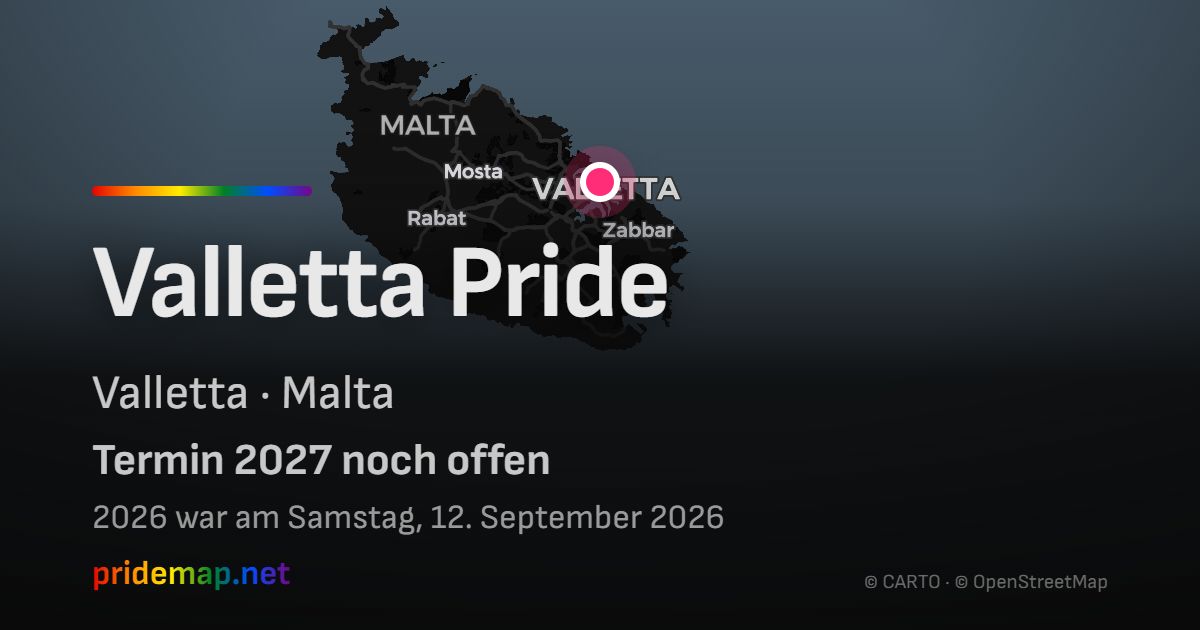 Valletta Pride — Valletta, Malta