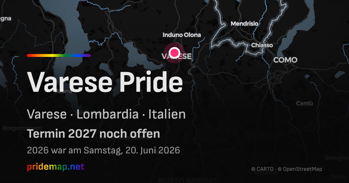 Varese Pride — Varese, Italien