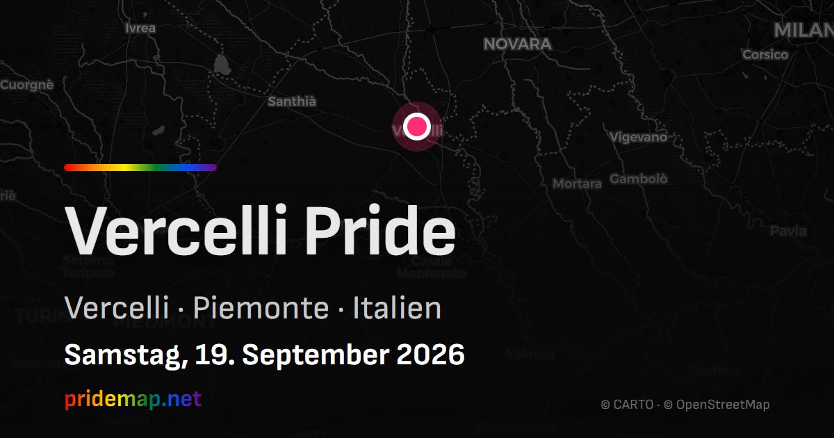 Vercelli Pride — Vercelli, Italien