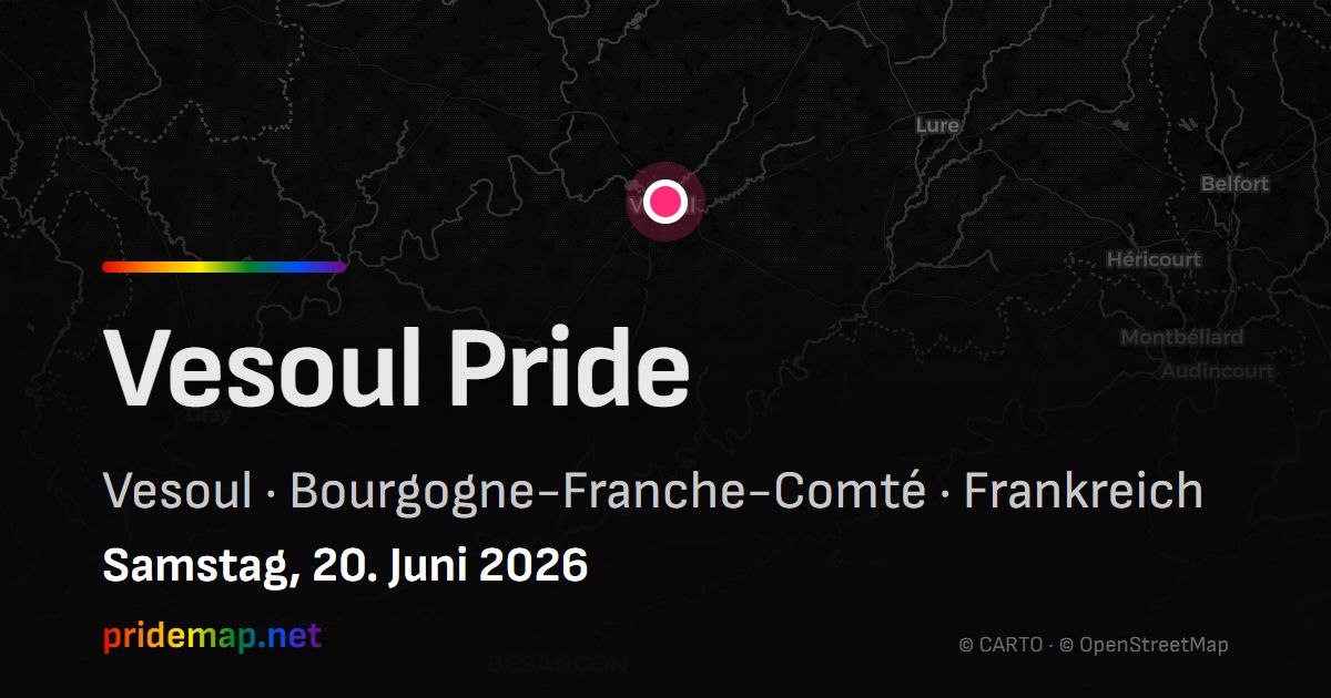 Vesoul Pride — Vesoul, Frankreich
