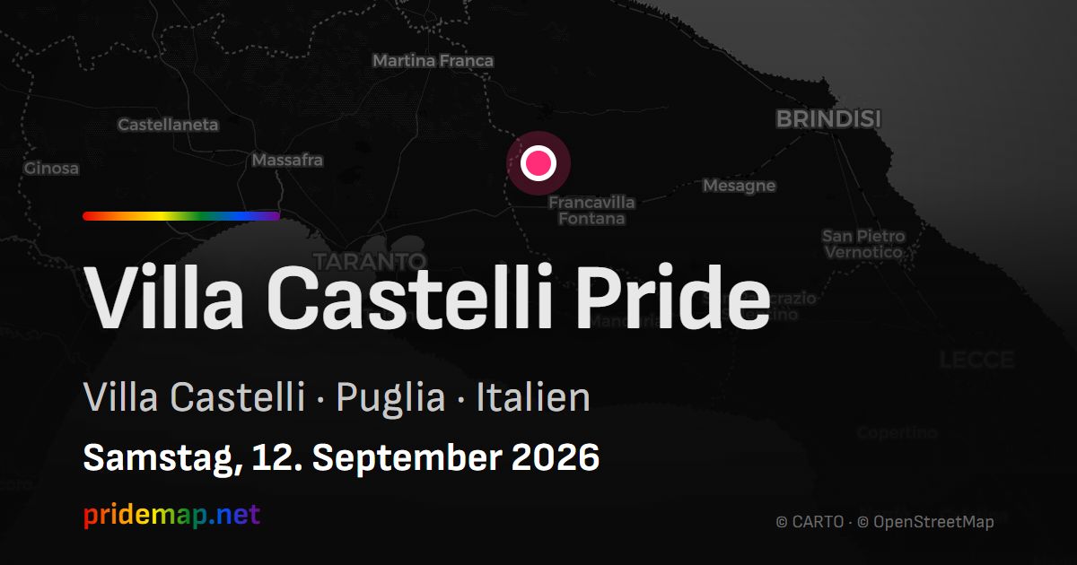 Villa Castelli Pride — Villa Castelli, Italien