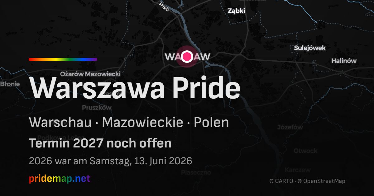 Warszawa Pride — Warschau, Polen