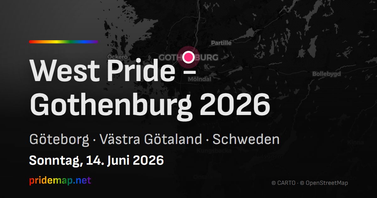 West Pride - Gothenburg 2026 — Göteborg, Schweden