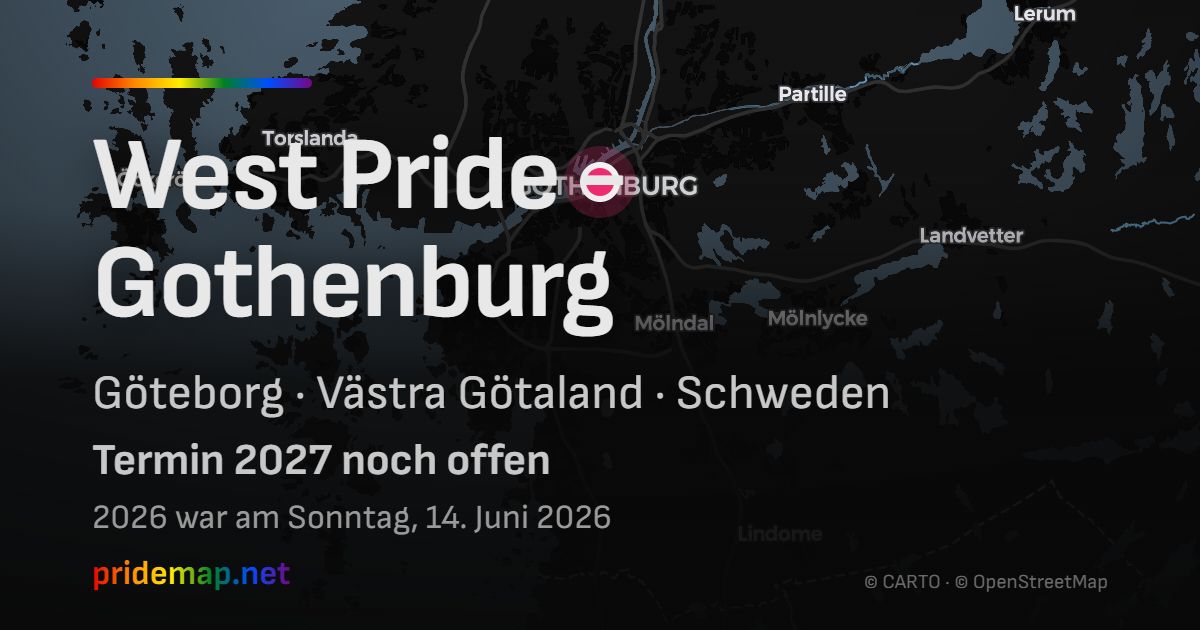 West Pride - Gothenburg — Gothenburg, Sweden